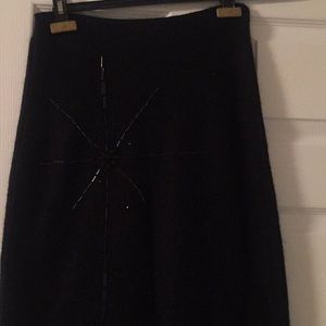 Mohair black skirt size S